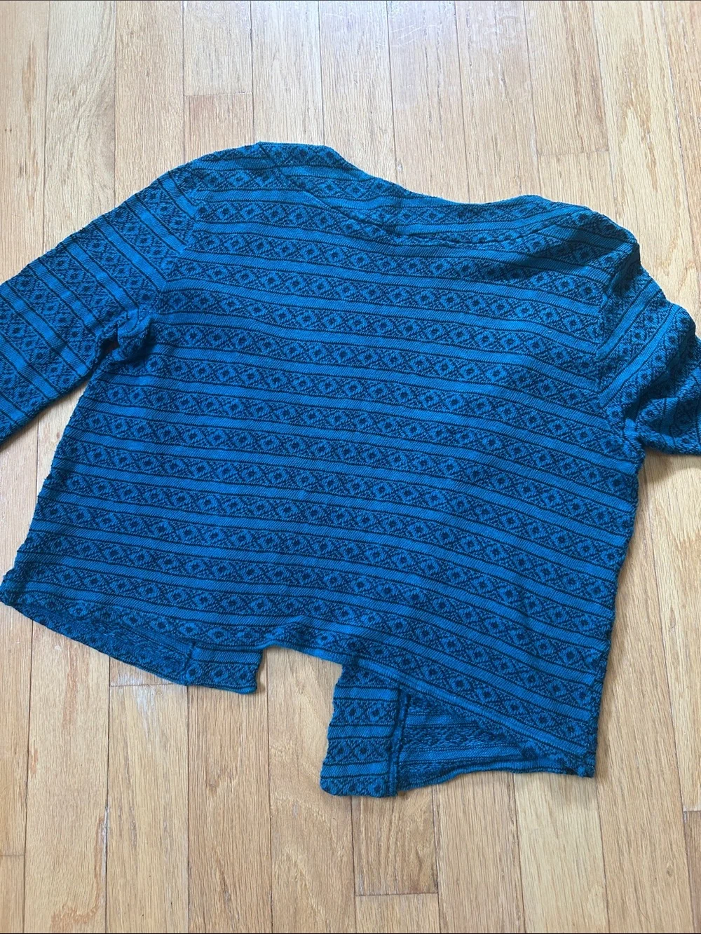 cut loose open cardigan